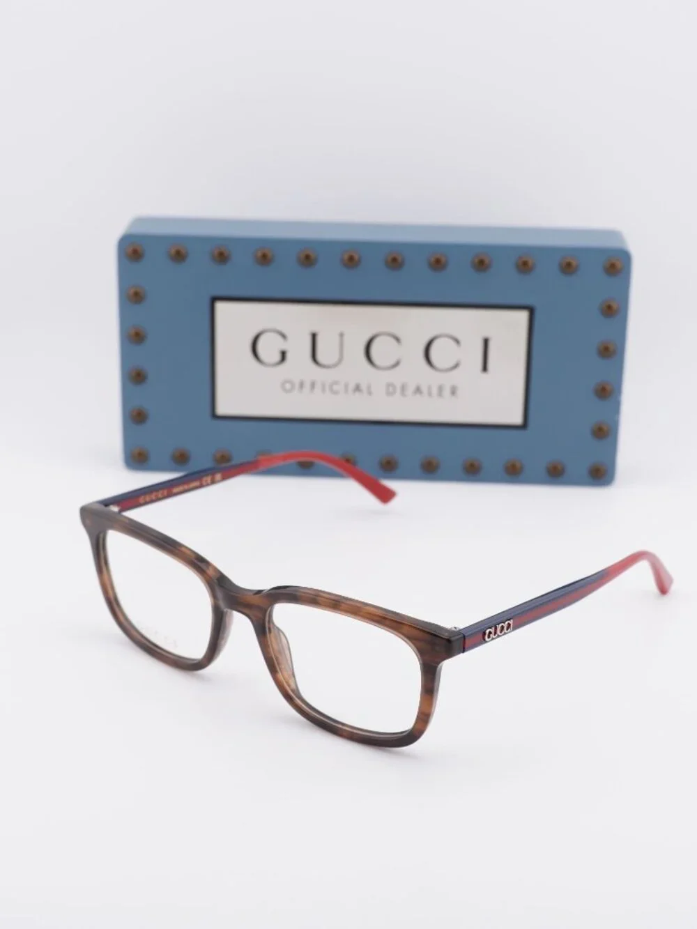 Gucci GG1928O 003 Square Eyeglasses – Havana 53mm